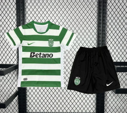 Kit Criança Sporting Principal 2025/26